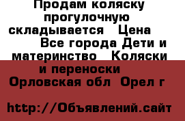 Продам коляску прогулочную, складывается › Цена ­ 3 000 - Все города Дети и материнство » Коляски и переноски   . Орловская обл.,Орел г.